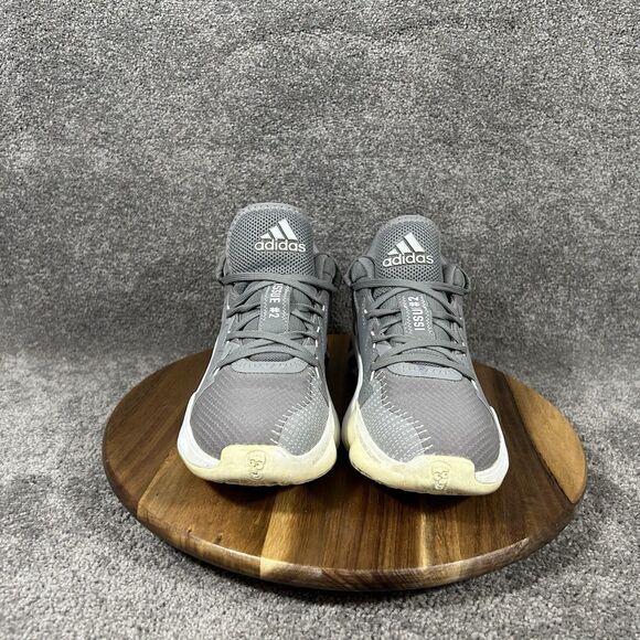 Adidas D.O.N. Issue 2 FW8515 Mens Sz 6.5 Steel Gray White Basketball Shoes Used main image 6
